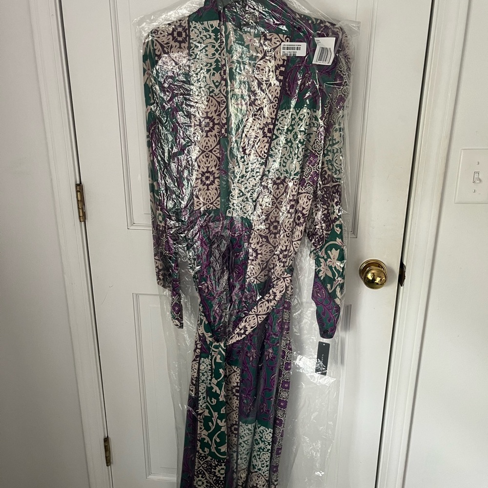 Natori Multicolor Patterned robe